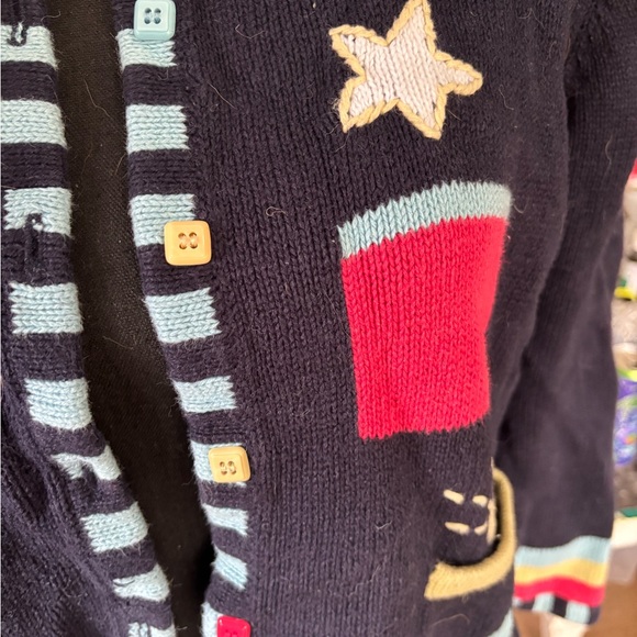 Colorful Patterned Cardigan - Picture 3 of 4